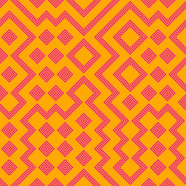 Soyut geometrik dikişsiz desen, üretken hesaplama sanatı çizimi