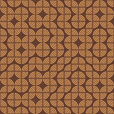 Soyut Geometrik Desen, üretken hesaplama sanatı çizimi 