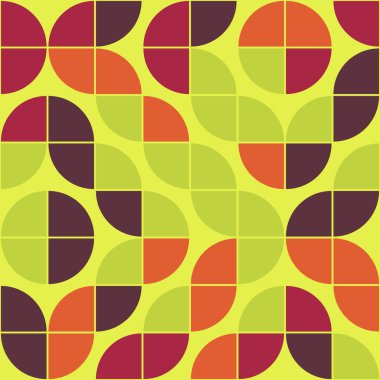 Soyut Geometrik Desen üretken hesaplama sanatı çizimi