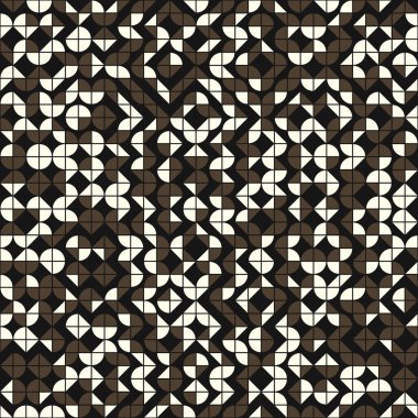 Soyut geometrik dikişsiz desen, üretken hesaplama sanatı çizimi