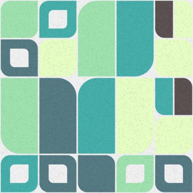 Soyut Geometrik Desen üretken hesaplama sanatı çizimi