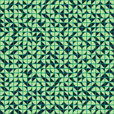 Soyut Geometrik Desen üretken hesaplama sanatı çizimi