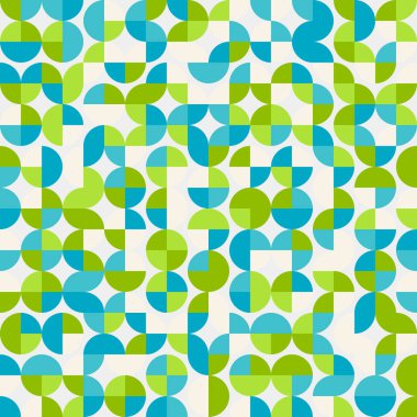 Soyut geometrik dikişsiz desen, üretken hesaplama sanatı çizimi