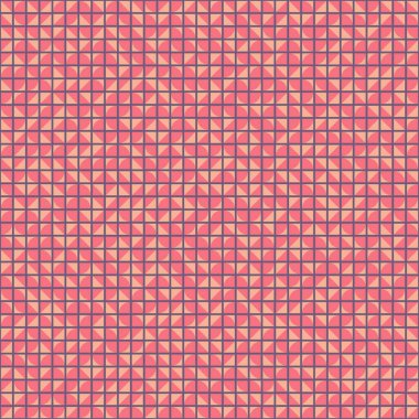 Soyut Geometrik Desen, üretken hesaplama sanatı çizimi 