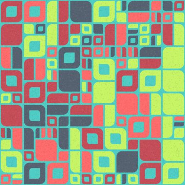 Soyut Geometrik Desen üretken hesaplama sanatı çizimi