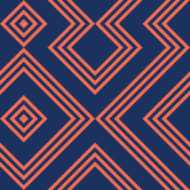 Soyut geometrik dikişsiz desen, üretken hesaplama sanatı çizimi