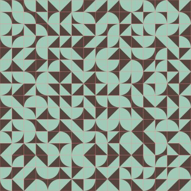 Soyut Geometrik Desen üretken hesaplama sanatı çizimi
