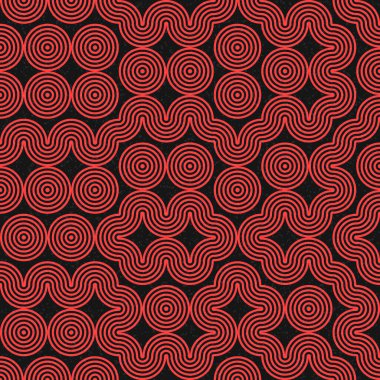 Soyut Geometrik Desen üretken hesaplama sanatı çizimi