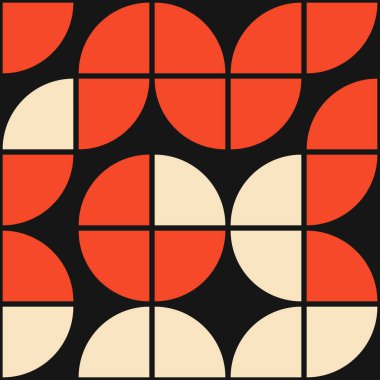 soyut geometrik model vektör çizimi 