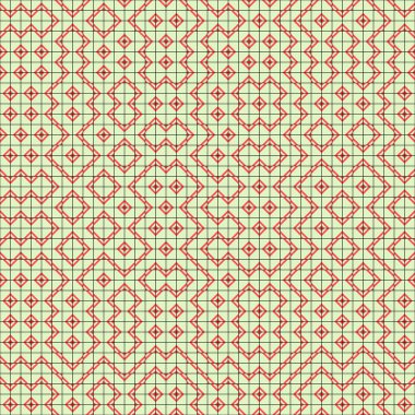 Soyut Geometrik Desen, üretken hesaplama sanatı çizimi 