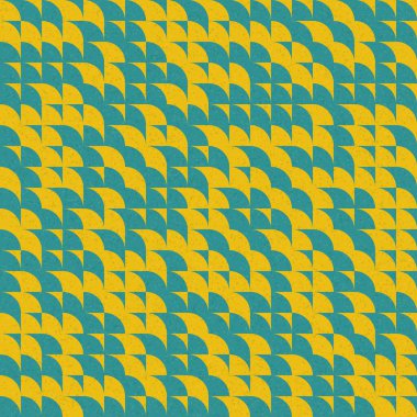 Çeyrek çizimi tekrarlayan soyut geometrik