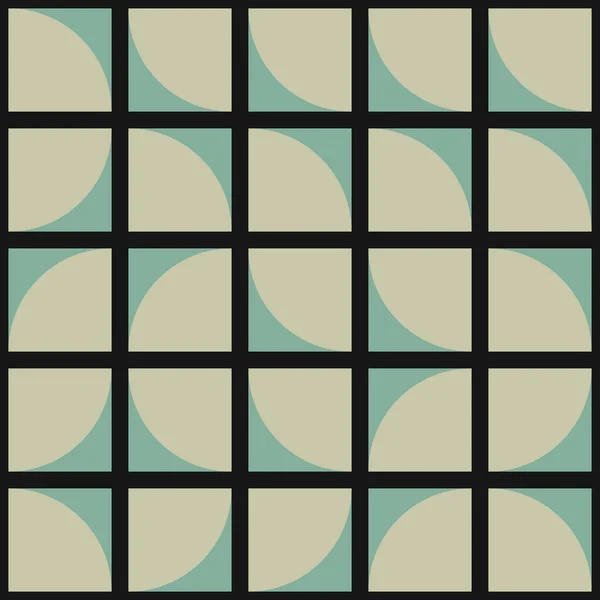 Abstrakt Färg Geometriska Mosaik Mönster Generativ Beräknande Konst Illustration Imitation — Stock vektor