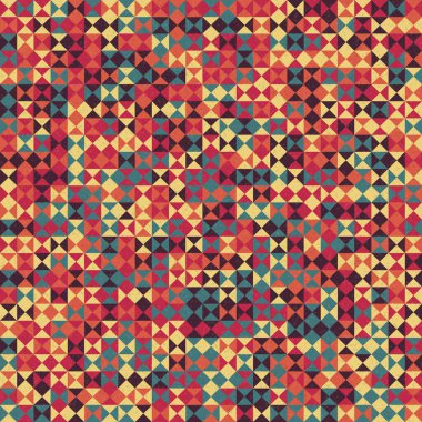 Soyut Geometrik Desen üretken hesaplama sanatı çizimi