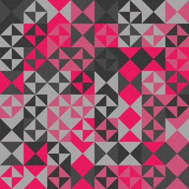 Soyut Geometrik Desen üretken hesaplama sanatı çizimi