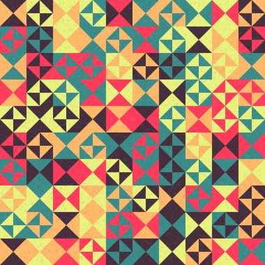 Soyut Geometrik Desen üretken hesaplama sanatı çizimi