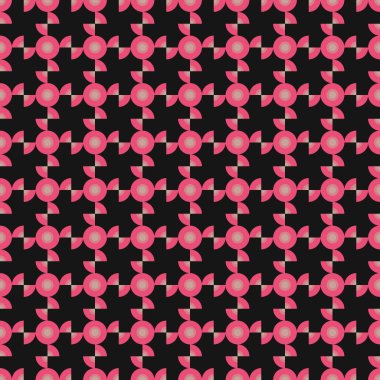 Soyut Geometrik Desen üretken hesaplama sanatı çizimi