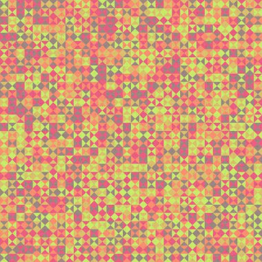 Soyut Geometrik Desen üretken hesaplama sanatı çizimi