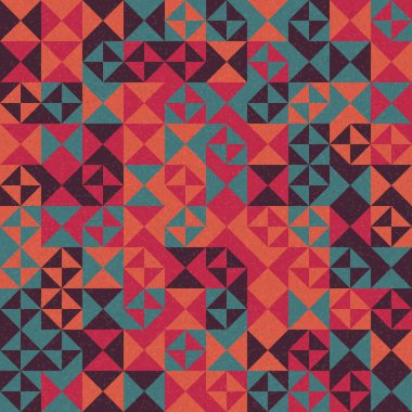 Soyut Geometrik Desen üretken hesaplama sanatı çizimi