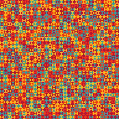 Soyut Geometrik Desen üretken hesaplama sanatı çizimi