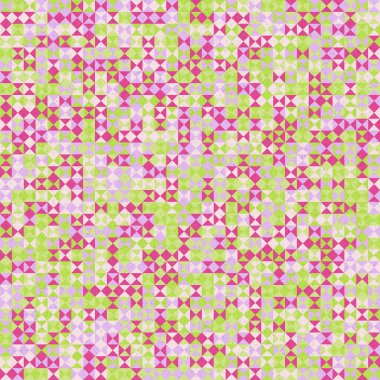 Soyut Geometrik Desen üretken hesaplama sanatı çizimi