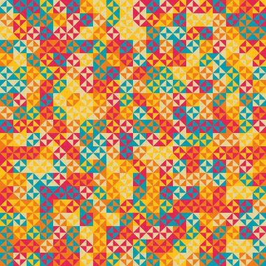 Soyut Geometrik Desen üretken hesaplama sanatı çizimi