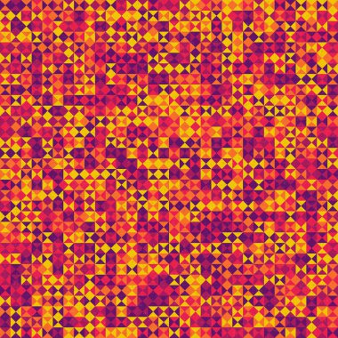 Soyut Geometrik Desen üretken hesaplama sanatı çizimi