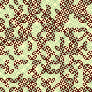 Soyut Geometrik Desen üretken hesaplama sanatı çizimi