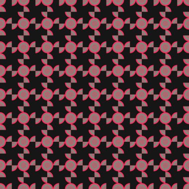 Soyut Geometrik Desen üretken hesaplama sanatı çizimi