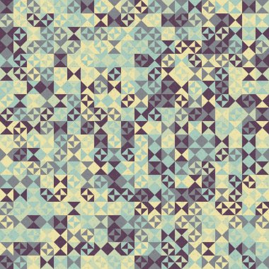 Soyut Geometrik Desen üretken hesaplama sanatı çizimi