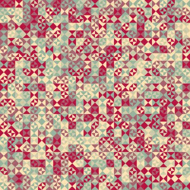 Soyut Geometrik Desen üretken hesaplama sanatı çizimi