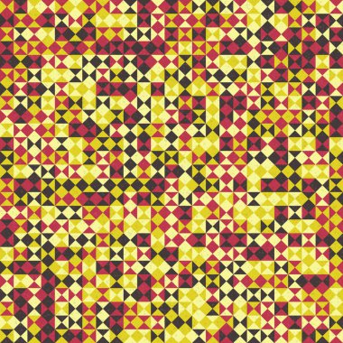 Soyut Geometrik Desen üretken hesaplama sanatı çizimi