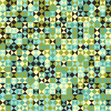 Soyut Geometrik Desen üretken hesaplama sanatı çizimi