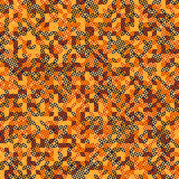 Abstrakte Geometrische Muster Generative Computergestützte Kunstillustration — Stockvektor