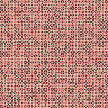 Soyut Geometrik Desen, üretken hesaplama sanatı çizimi 