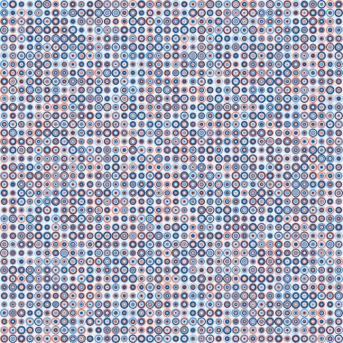 Soyut Geometrik Desen üretken hesaplama sanatı çizimi