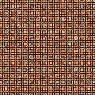 Soyut Geometrik Desen, üretken hesaplama sanatı çizimi 