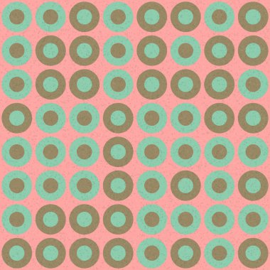 Soyut Geometrik Desen, üretken hesaplama sanatı çizimi 