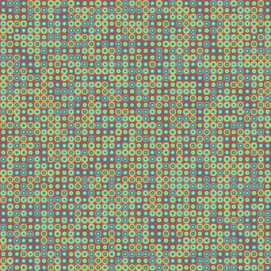 Soyut renk geometrik mozaik desen üretici hesaplama sanatı illüstrasyonu, fayans renk parçalarının taklit edilmesi