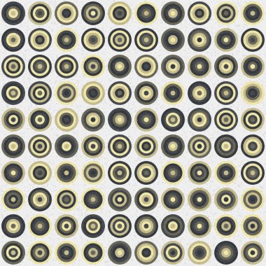 Soyut Geometrik Desen, üretken hesaplama sanatı çizimi 