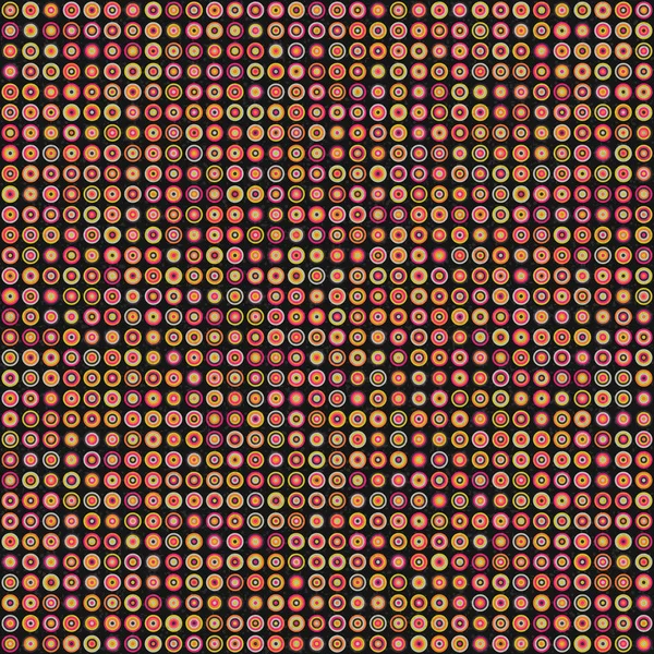 Abstrakte Farbe Geometrische Mosaik Muster Generative Computergestützte Kunst Illustration Nachahmung — Stockvektor