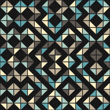 Soyut Geometrik Desen üretken hesaplama sanatı çizimi