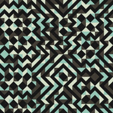 Soyut Geometrik Desen üretken hesaplama sanatı çizimi