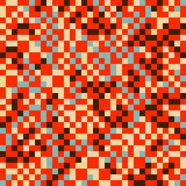 Soyut Geometrik Desen, üretken hesaplama sanatı çizimi 