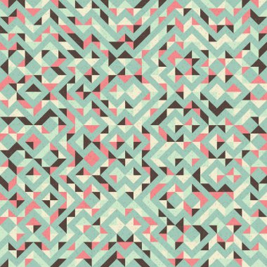 Soyut Geometrik Desen üretken hesaplama sanatı çizimi