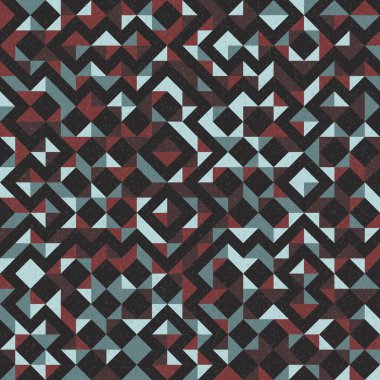 Soyut Geometrik Desen üretken hesaplama sanatı çizimi