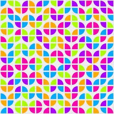 Soyut Geometrik Desen üretken hesaplama sanatı çizimi