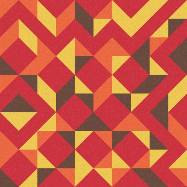 Soyut Geometrik Desen üretken hesaplama sanatı çizimi