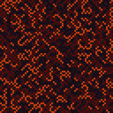 Soyut Geometrik Desen, üretken hesaplama sanatı çizimi 