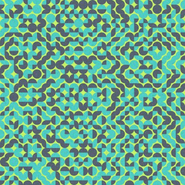 Soyut Geometrik Desen üretken hesaplama sanatı çizimi