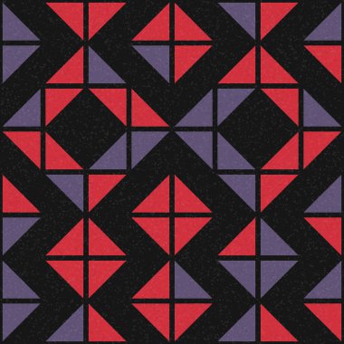 Soyut Geometrik Desen üretken hesaplama sanatı çizimi